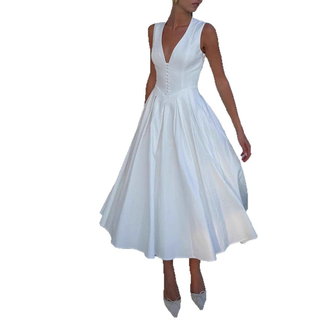ADELIA Princess Midi Dress
