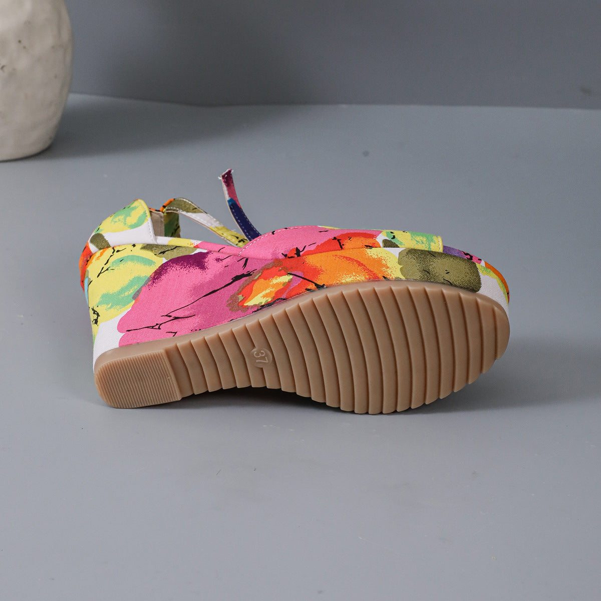 HANA Color Pop Wedge Sandals