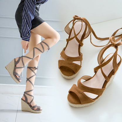 VIONA High Wedge Sandals