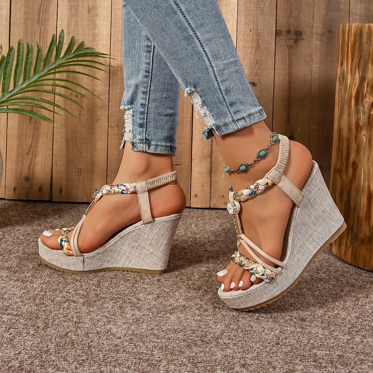 ISLA Wedge Rope Sandals