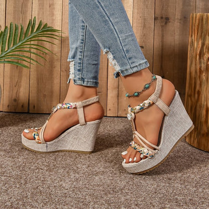 ISLA Wedge Rope Sandals