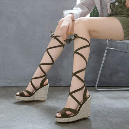 VIONA High Wedge Sandals