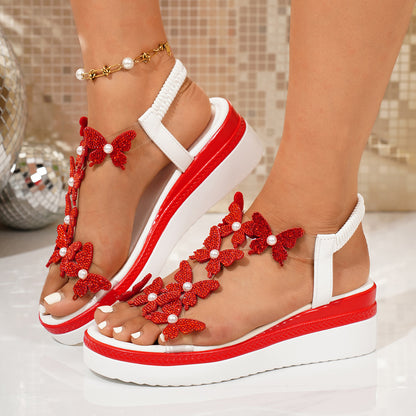 ELARA Velvet Comfort Flats