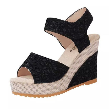 ELORA klittenband sleehak sandalen