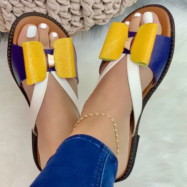ZARA Colourblock Comfort Sandals