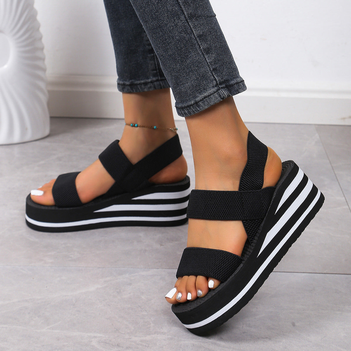 ZARIA Lightweight Platform Sandals