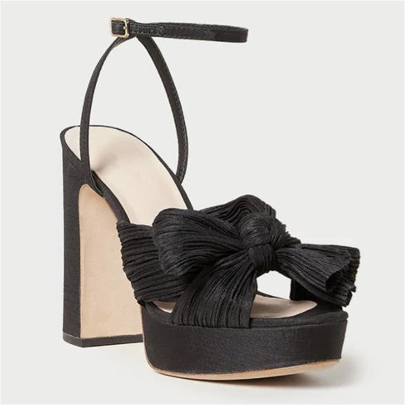 LUCIA Bow Platform Heels