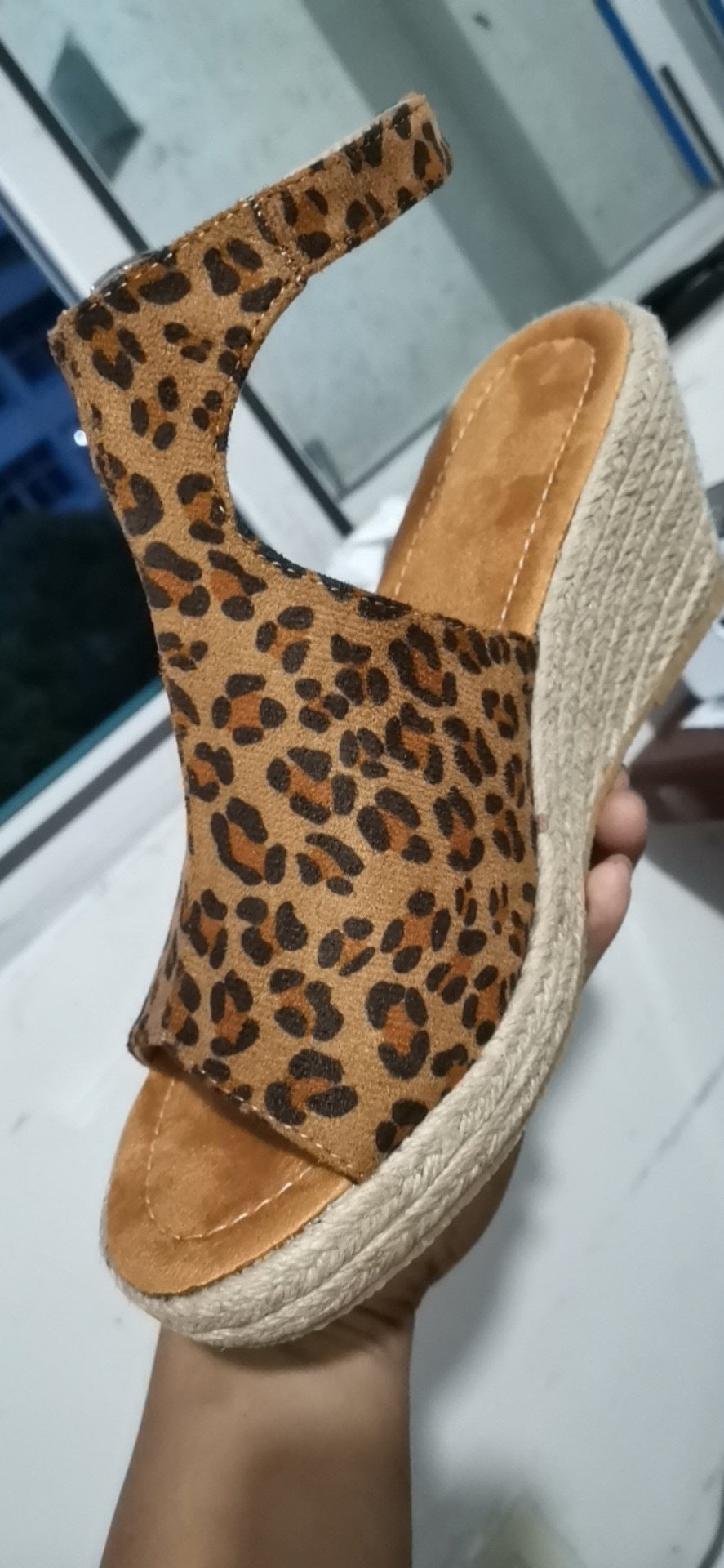ELORIA Suede Wedge Sandals