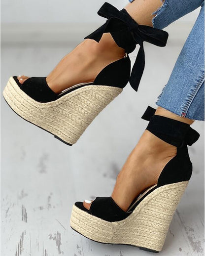 AURELIA Roman Wedge Sandals