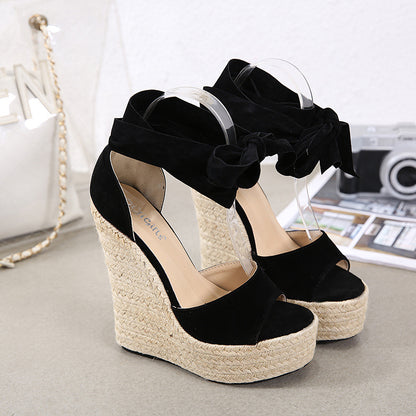 AURELIA Roman Wedge Sandals