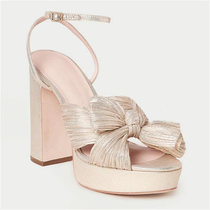 LUCIA Bow Platform Heels
