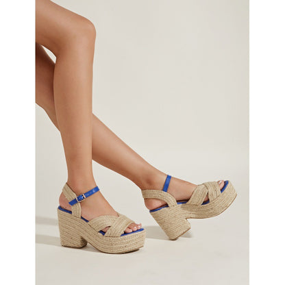 MARINA Rope Wedge Sandals