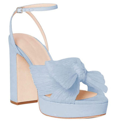 LUCIA Bow Platform Heels