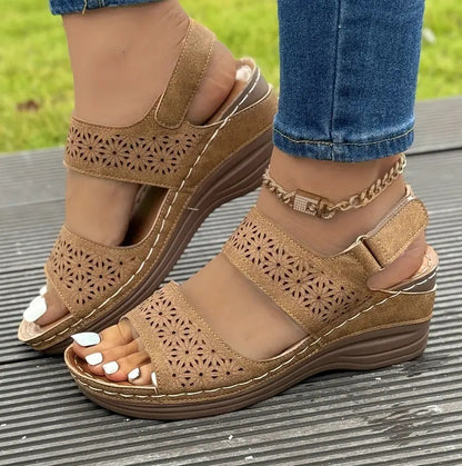 VARENA Orthopedic Velcro Comfort Shoes