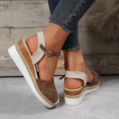 CAMILA Platform Wedge Sandals