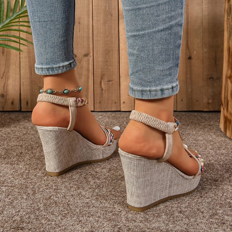 ISLA Wedge Rope Sandals