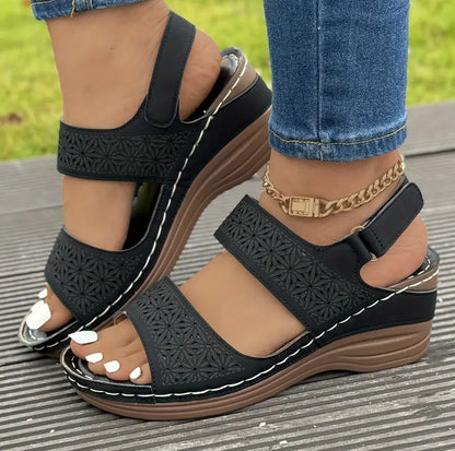 VARENA Orthopedic Velcro Comfort Shoes