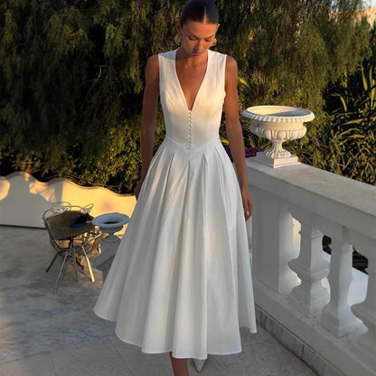ADELIA Princess Midi Dress