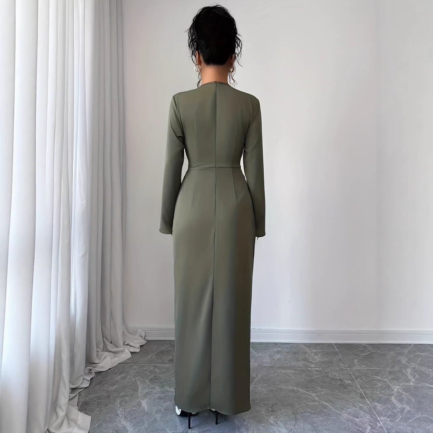 LINH Hooded Maxi Dress