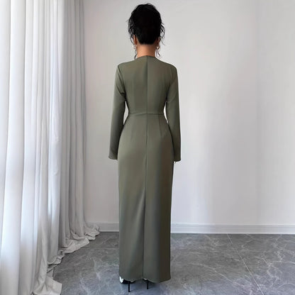 LINH Hooded Maxi Dress
