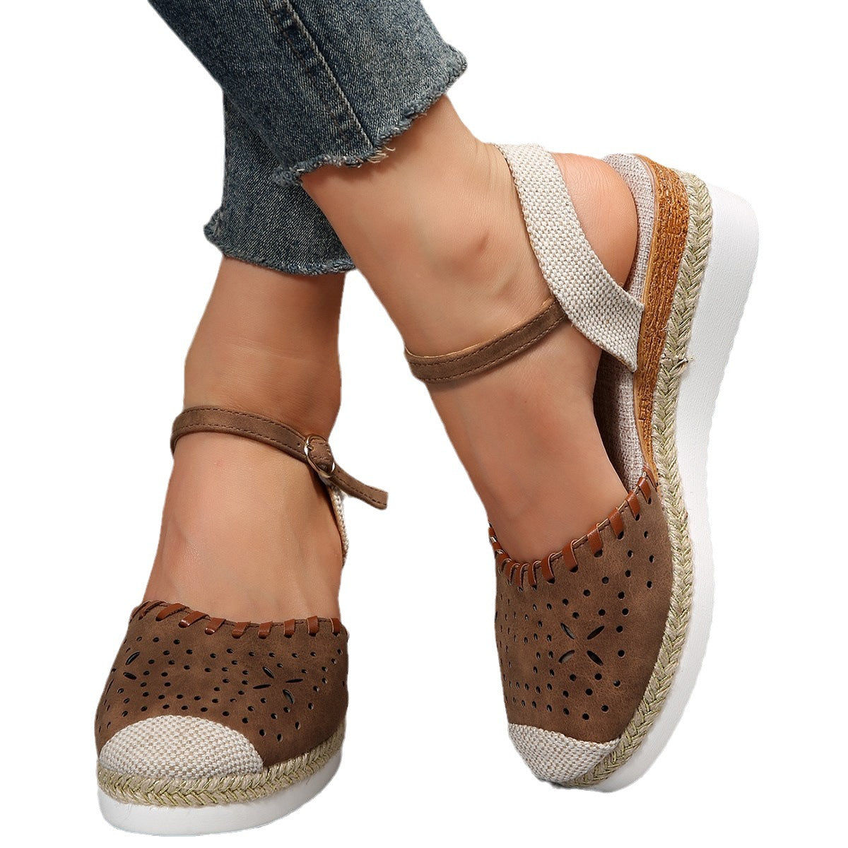 CAMILA Platform Wedge Sandals