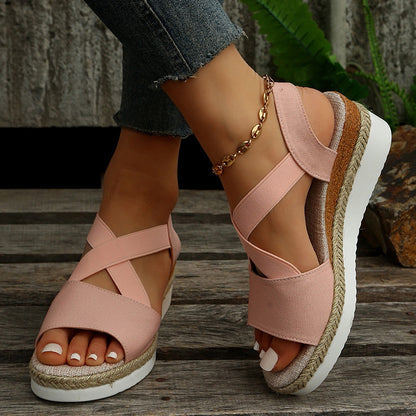 KYRA Gladiator Wedge Sandals