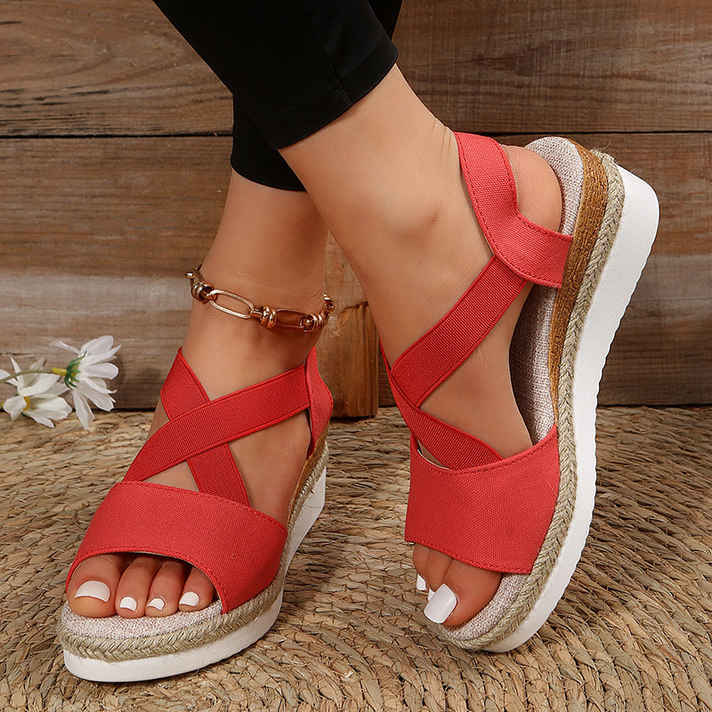 KYRA Gladiator Wedge Sandals