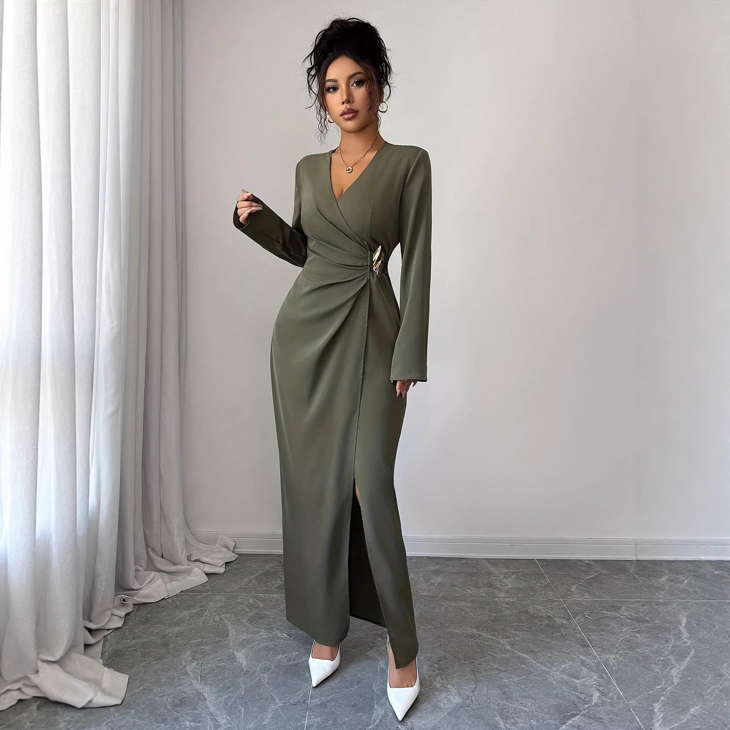 LINH Hooded Maxi Dress