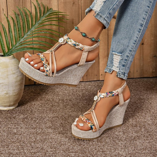 ISLA Wedge Rope Sandals