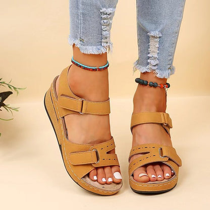 LYRA Laser Wedge Sandals