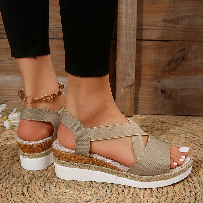 KYRA Gladiator Wedge Sandals