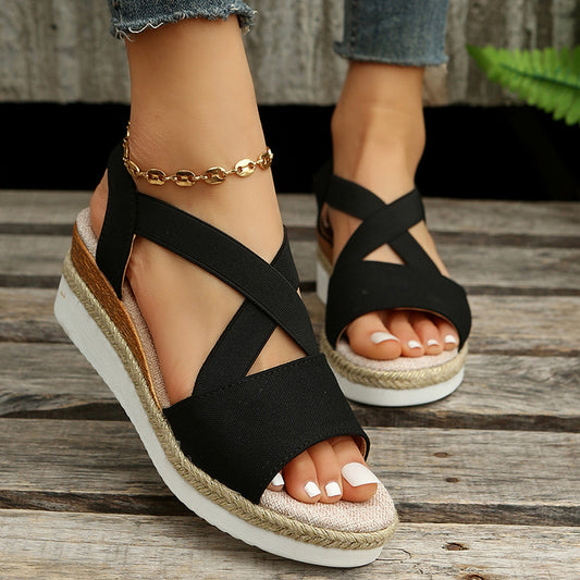 KYRA Gladiator Wedge Sandals