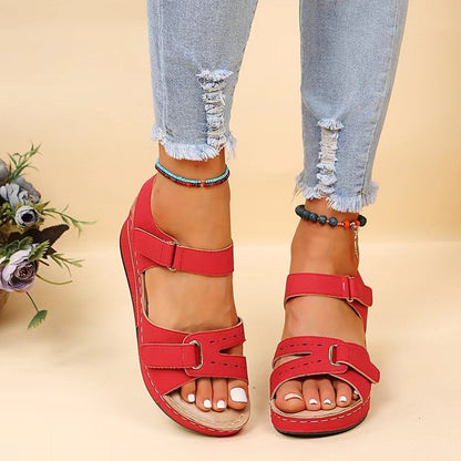 LYRA Laser Wedge Sandals