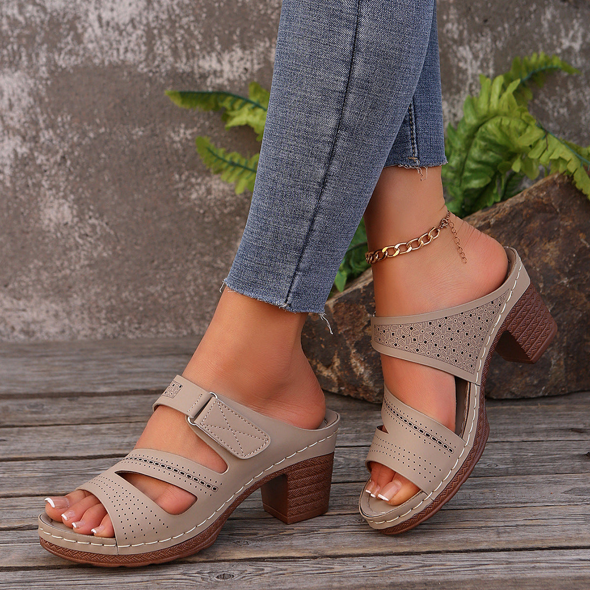 CELINA Open-Toe Comfort Sandals