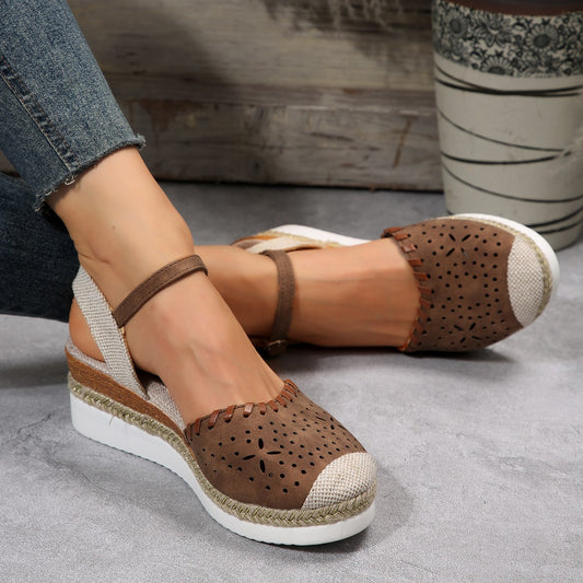 CAMILA Platform Wedge Sandals