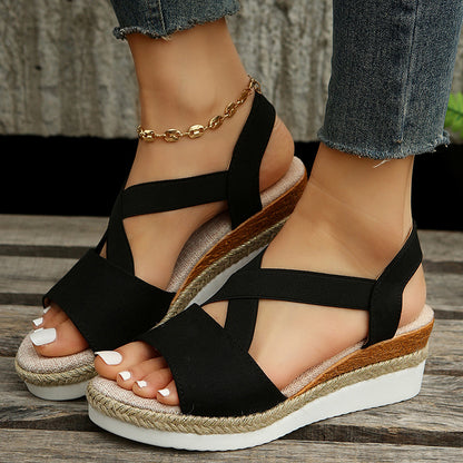 KYRA Gladiator Wedge Sandals