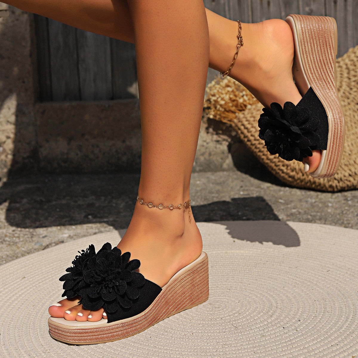 FLORA Wedge Comfort Sandals