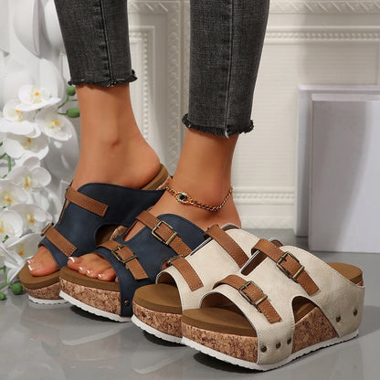 SERENA Open-Toe Comfort Sandals