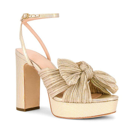 LUCIA Bow Platform Heels