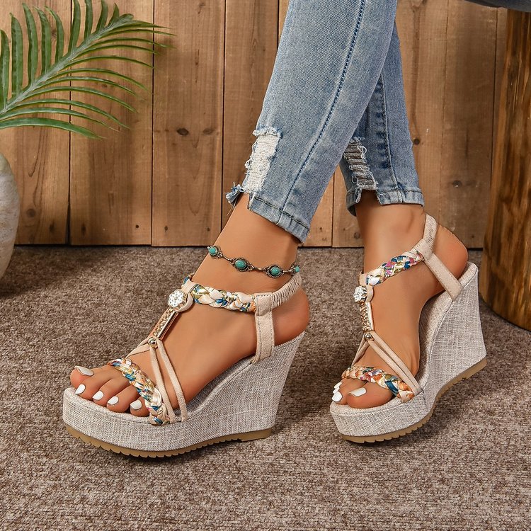 ISLA Wedge Rope Sandals