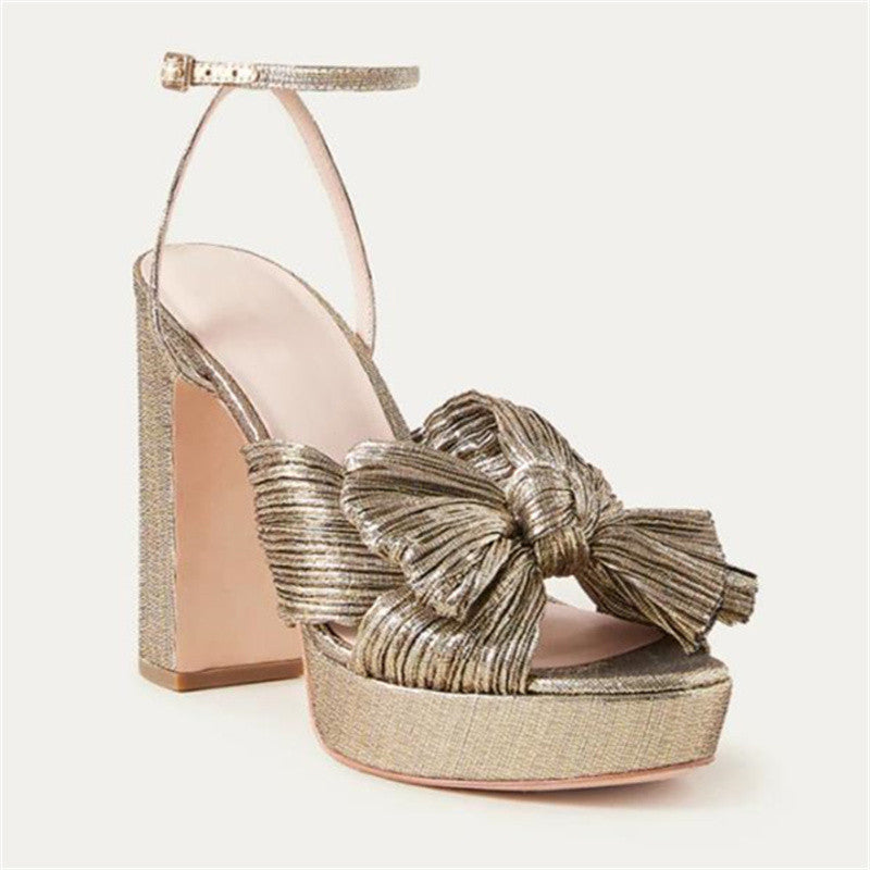 LUCIA Bow Platform Heels