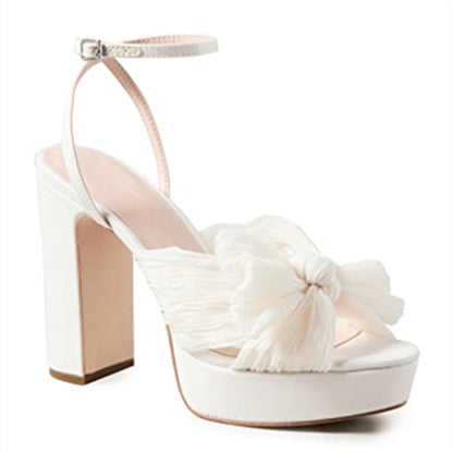 LUCIA Bow Platform Heels