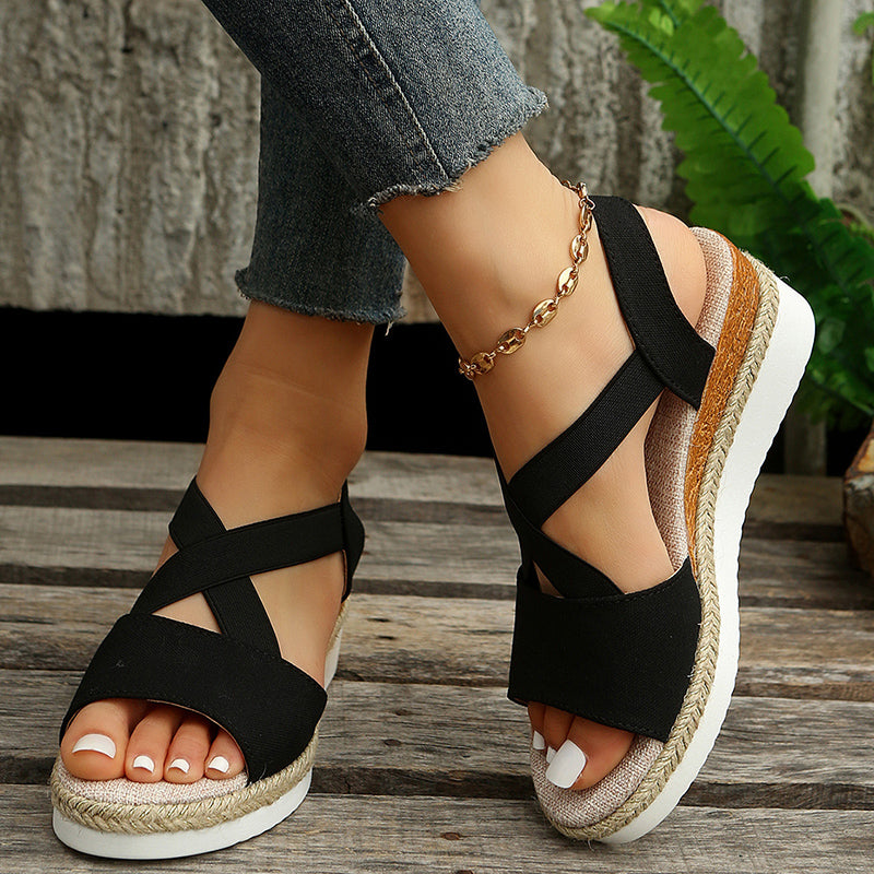 KYRA Gladiator Wedge Sandals