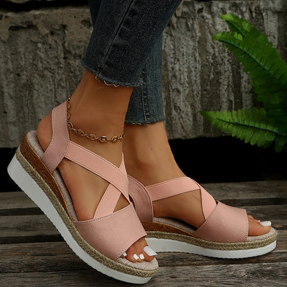 KYRA Gladiator Wedge Sandals
