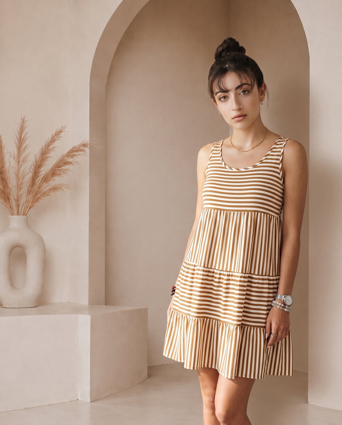 ELARA Summer Office Dress