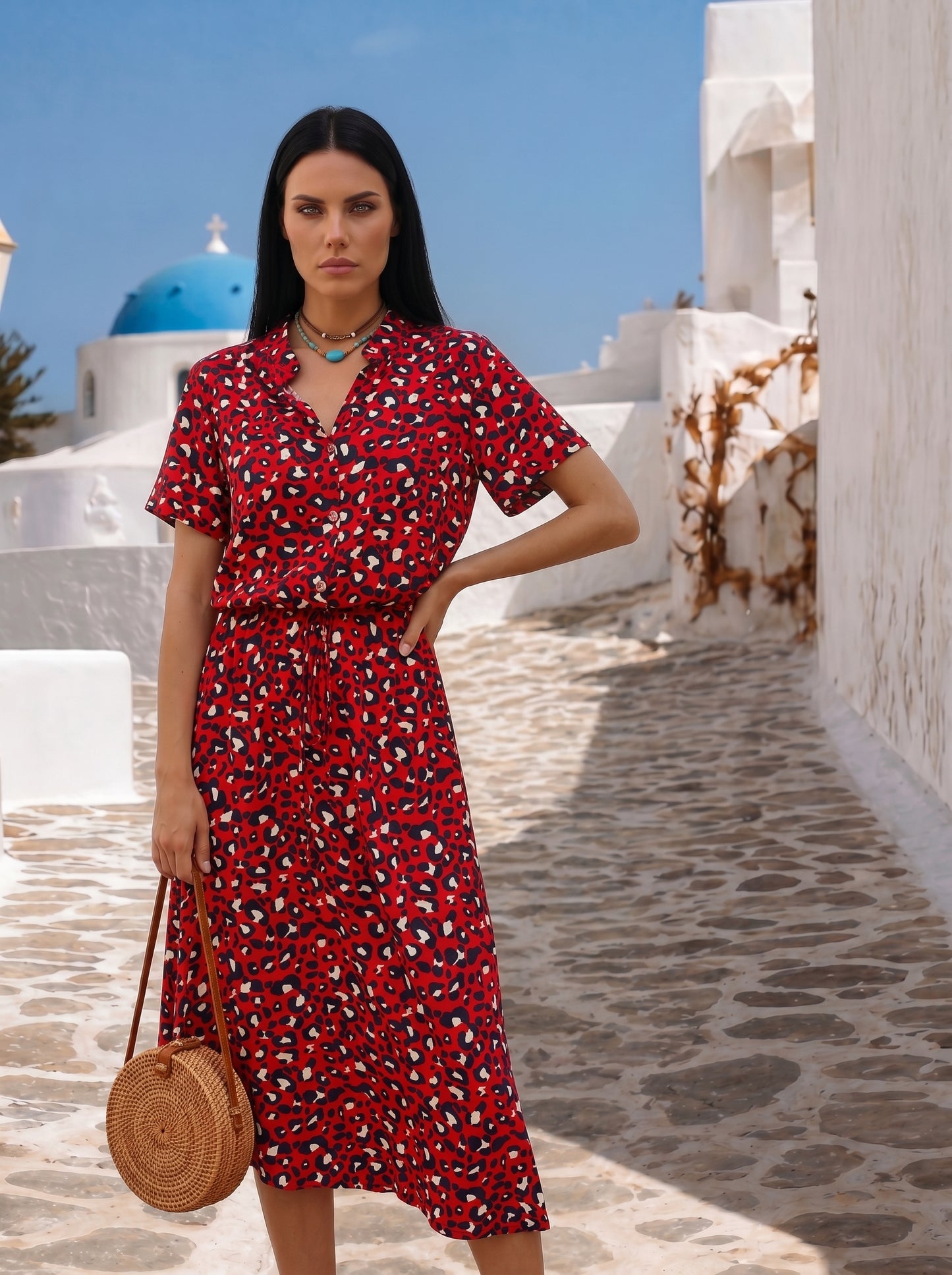 Sienna Wild Midi Dress