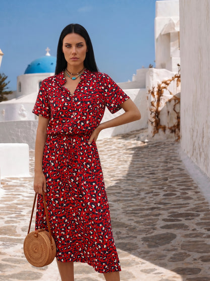 Sienna Wild Midi Dress