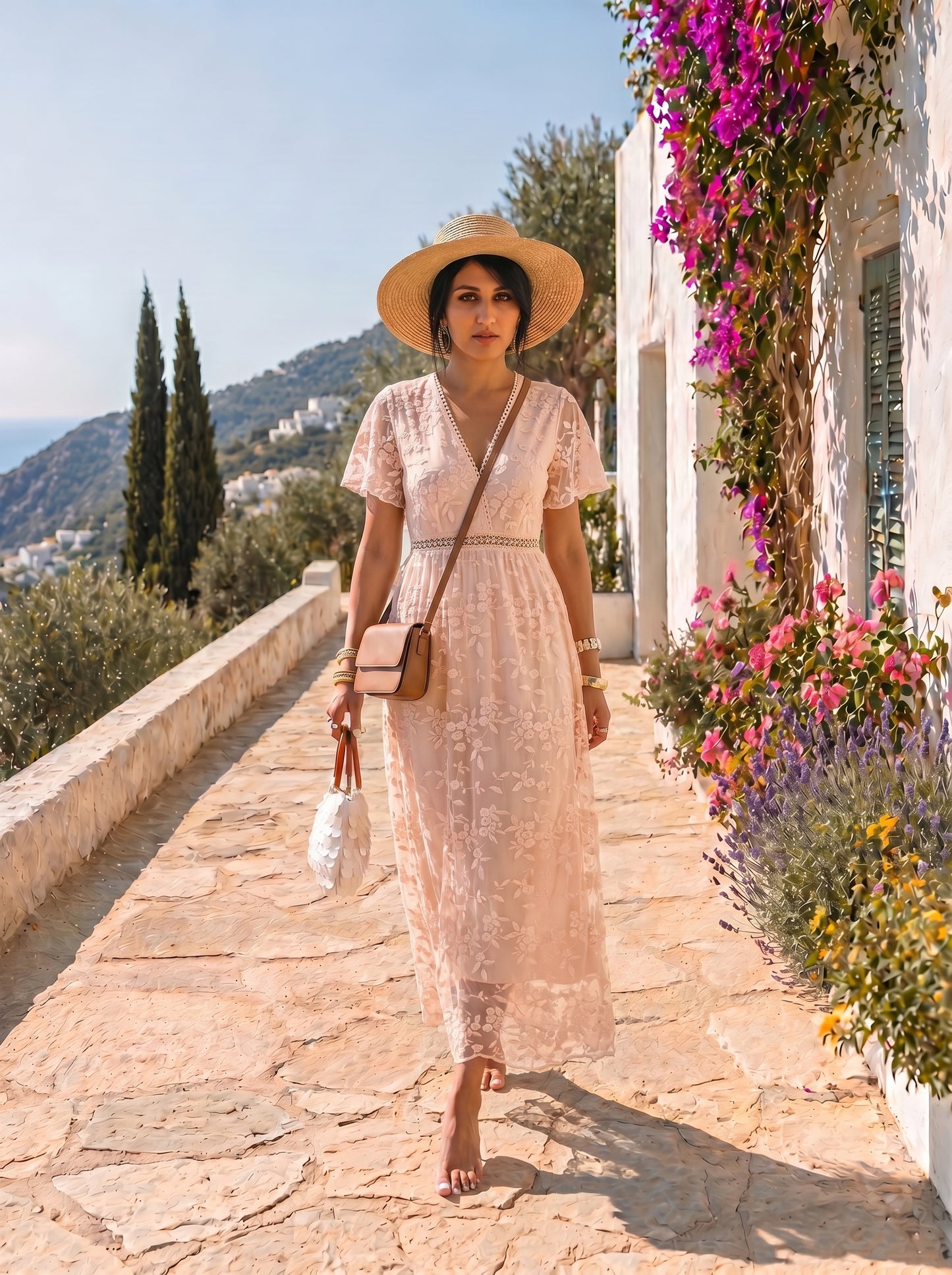 Luna Lace Maxi Dress