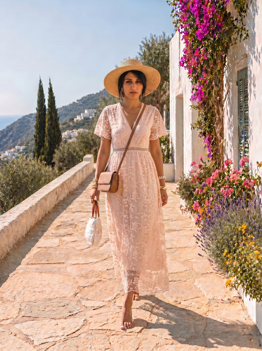 Luna Lace Maxi Dress