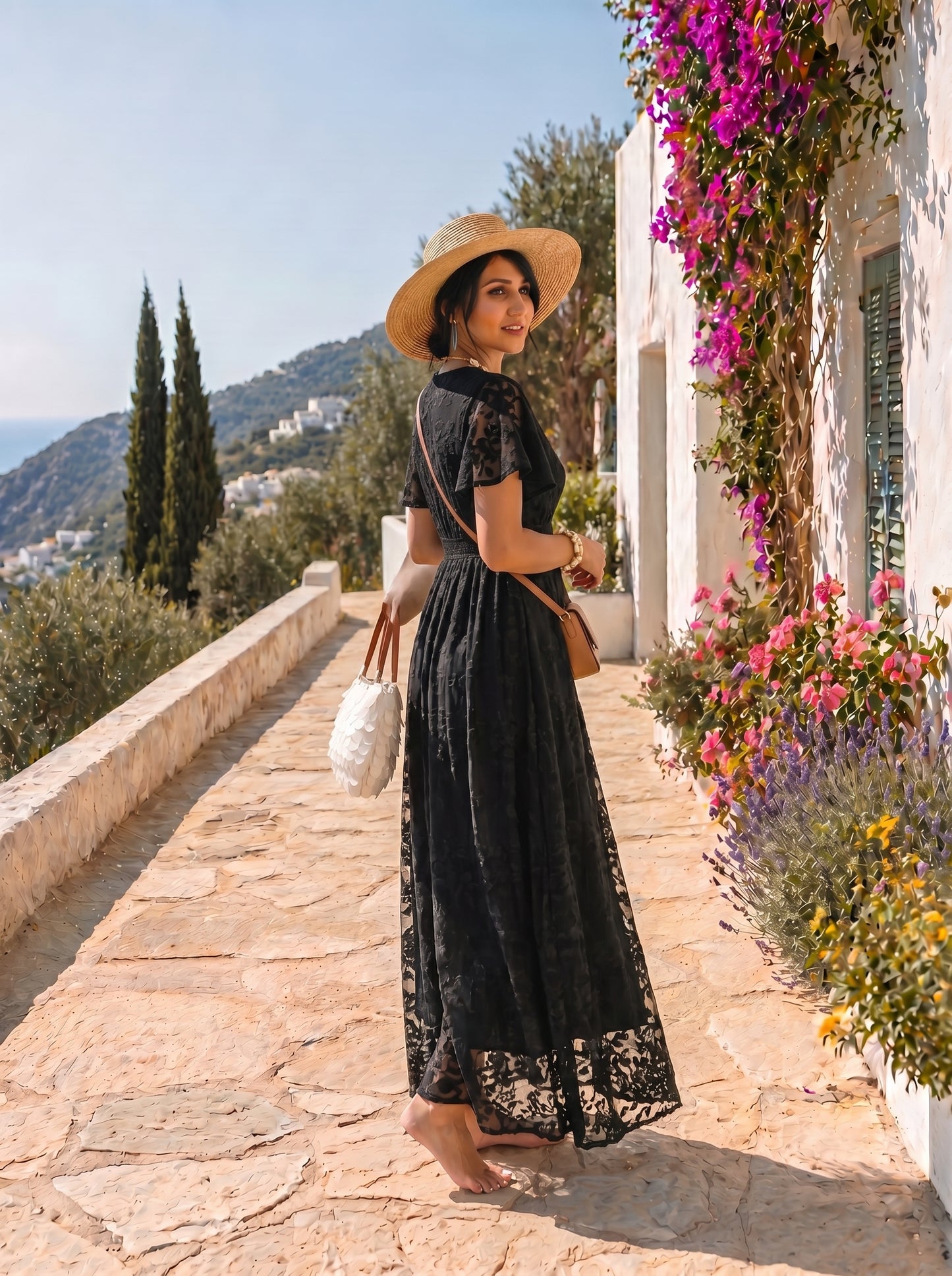 Luna Lace Maxi Dress